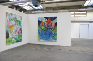 Installationview - from left: Martin Meyenburg, Alexander Wagner