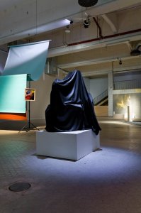 installation view - from left: Frank Eickhoff, Martin Meyenburg und Monika Brandmeier