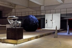 installation view - from left: Karsten Konrad, Johannes Vogl, Stella Geppert, Jeroen Jacobs