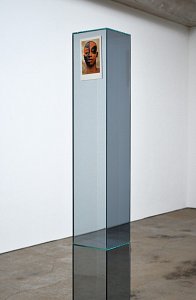 Amir Fattal ›Body of Work‹ - glass with reflective film, paper - 2011